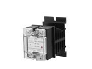 DC to AC 3 32VDC 24 480VAC 40A SSR Solid State Relay w Aluminum Heat Sink