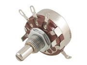 Unique Bargains 22K ohm 2W WH118 1A Round Shaft Carbon Rotary Taper Potentiometer