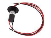 15.5mm 2 Wires 15A AC DC 240V Capsule Slip Ring for Generator Test Equipment
