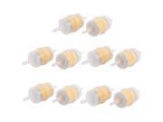 Unique Bargains 10 Pcs Replacing Part Plastic Oil Grease Cup White for Motorcycle