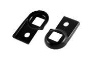 Unique Bargains Pair Black Aluminum Turn Signal Light Mounting Bracket for GN125