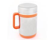 Unique Bargains Orange Handgrip Tea Water Cup Mug 10 oz 300ml for Home Office