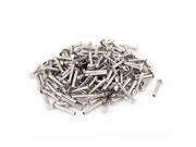 200 Pcs M3 x 20mm Nickel Plated Truss Head Semi Tubular Rivets