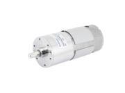 Unique Bargains DC 12V 5 RPM 6mm Dia Shaft Cylindrical Speed Reduce Gear Box Motor