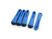 Unique Bargains Hard Plastic Nonslip File Handles Repairing Tool Black Blue 5pcs