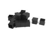 20mm x 20mm Rubber Furniture Chair Leg Tip Cap Foot Cover Holder Protector 18pcs