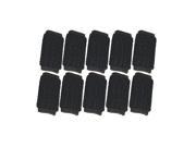 Unique Bargains 10Pcs Black Arthritis Compression Finger Sleeves Protector for Basketball Volleyball