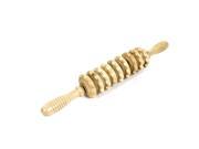 Household Nonslip Handle Rolling Wooden Bear Rollers Body Care Belly Massager