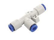 6mm Port Push in Pneumatic Vacuum Ejector Blue White