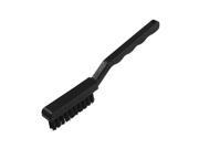 Black Grip 2 Rows 60mmx10mm Bristle Bristles Anti Static ESD Brush PCB Cleaner