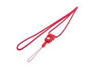 Red Detachable Ring Camera MP3 Cell Phone Neck Strap Lanyard