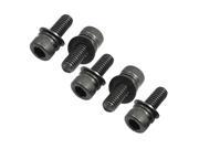 Unique Bargains 5x 15 64 x7 11 Hex Head Screw w Spring Washer for Makita HM0810 Electric Pick