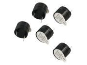 Unique Bargains Unique Bargains 5 Pcs DC 24 V Industrial Electronic Continuous Sound Buzzer Black