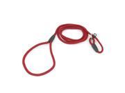 Unique Bargains 0.6cm Diameter Dog Pet Doggie Puppy Chain Dark Red Leash Rope Strap