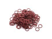 Unique Bargains 200pcs 12mmx16mmx1mm Red Flat Insulating Fiber Washer Gasket for M12 Screw