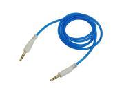 Unique Bargains Blue 3.5mm Male to 3.5mm Male Plug Stereo Audio Extension Cable 3.3FT 1M