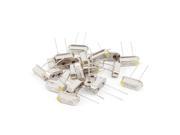 Unique Bargains 20 Pcs DIP Mounting 21.25MHZ Frequency Passive Quartz Crystal Oscillators HC 49S