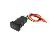 DC 12V Panel Mount Latching Red Pilot 4 Wire Fog Lamp Switch for Toyota Carola