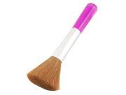 Tri Color Powder Brush Foundation Cosmetic Tool Purple 5