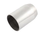 4.8cm Dia Sliver Tone Exhaust Muffler Adapter Connentor for Motorcycle