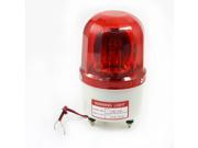 Industrial Signal Tower Red Rotating Flashing Warning Lamp AC 220V