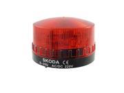 AC 220V Red LED Industrial Tower Stack Indicator Beacon Flash Light