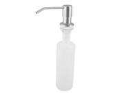 Kitchen Stainless Steel Plastic Soap Dispenser Lotion Pump Bottle 350ml