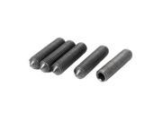 M8x35mm 1.25mm Pitch 12.9 Alloy Steel Hex Socket Set Cone Point Grub Screws 5pcs