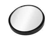 Unique Bargains Car Black Frame 8.5cm Dia Adhesive Back Convex Blind Spot Rearview Mirror
