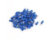95PCS Blue Insulated Furcate Fork Terminals Cable Lug AWG16 14 SV2 3.2