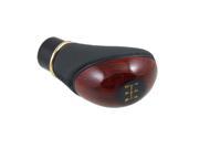 Unique Bargains Faux Leather Plastic Shift Lever Knob 5 Speed Manual Gear Shifter Replacement