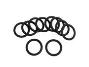 Unique Bargains Black Silicone O ring Oil Sealing Washer Grommet 28mm x 3.5mm 10Pcs