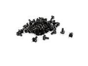 Unique Bargains 50Pcs Momentary Actuator 4 Pin DIP Round Button Tact Switch 6 x 6 x 9mm