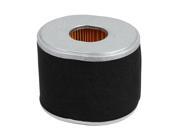 Unique Bargains Black Foam Metal Piston Type Oval Shaped Air Filter for China 88 Gasoline Engine