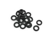 Unique Bargains 20pcs 14mm Outside Dia 3.1mm Thickness Industrial Rubber O Rings Seals