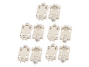 10pcs CR2032 SMD Lithium Coin Cell Button Battery Holder Socket Case White