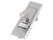 Unique Bargains Spring Loaded Pop up Cabinet Silver Tone Metal Locking Plane Lock