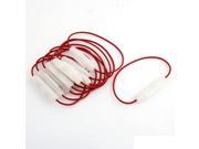 Unique Bargains Replacement Red In line Screw Type Car Motorcycle Lead Wire Fuse Holder 10 Pcs