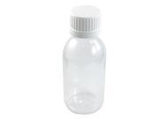 Unique Bargains Water Liquid Container Transparent Plastic Cylindrical Agent Bottle 100ml