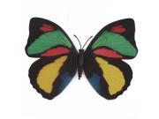 Fridge Surface Butterfly Design Magnetic Sticker Picture Green Yellow Black