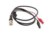 Coaxial BNC Male plug Q9 to Dual Alligator Test Clip Cable lead 3FT