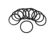 Unique Bargains 46mm x 3.1mm Sealing Oil Filter PU O Rings Washers Gaskets 10Pcs