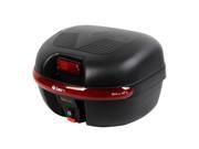 Black Plastic Motorcycle Motorbike Replacement Luggage Holder Storage Tail Box