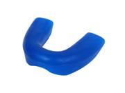 Unique Bargains Blue Soft Plastic Single Layer Boxing Mouth Teeth Protector Gum Shield w Case