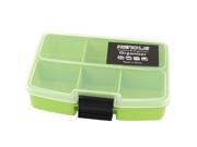 Fishing Tool Crafts Container Organizer Storage Box 6 Compartments Green