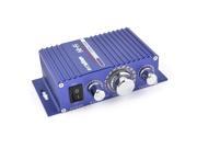 SON 7227 3.5mm Ports Blue Aluminum Audio Power Amplifier 200W