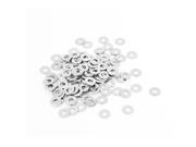 100Pcs M1.6x4mmx0.3mm Stainless Steel Metric Round Flat Washer for Bolt Screw