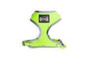 Comfort Control Dog Harness Adjustable Soft Mesh Puppy Harness Walk Collar Reflective Vest Yellow L for Large Dog