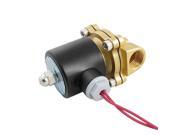 AC 220V NC Switch 1 2 Magnetic Solenoid Water Valve