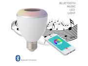 Bluetooth E27 LED RGB Music Speaker Smart Light Bulb Smartphone Remote Control